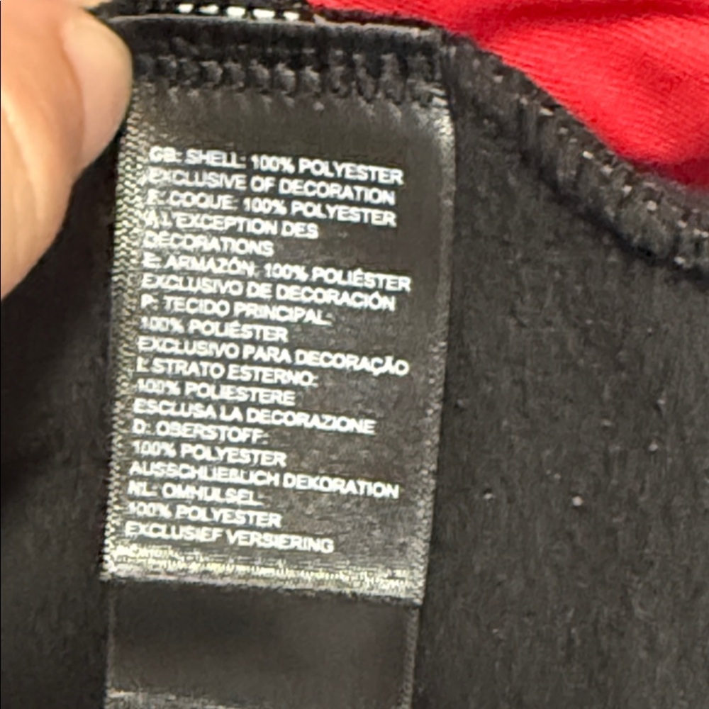 The North Face Kids' Red Black 2 in 1 Waterproof jacket and Fleece Sweater XS 6 - Picture 7 of 8
